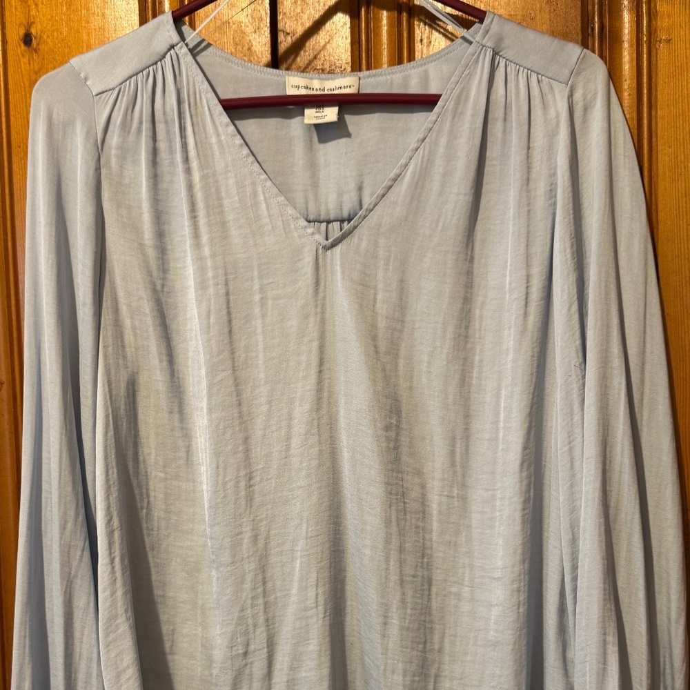 Cupcakes and Cashmere silk blouse